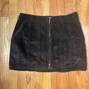 Free People Layla Cord Mini Skirt